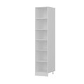 Dulap pentru bucatarie, Hanah Home, Minar, 45x222x58 cm, Alb / Antracit