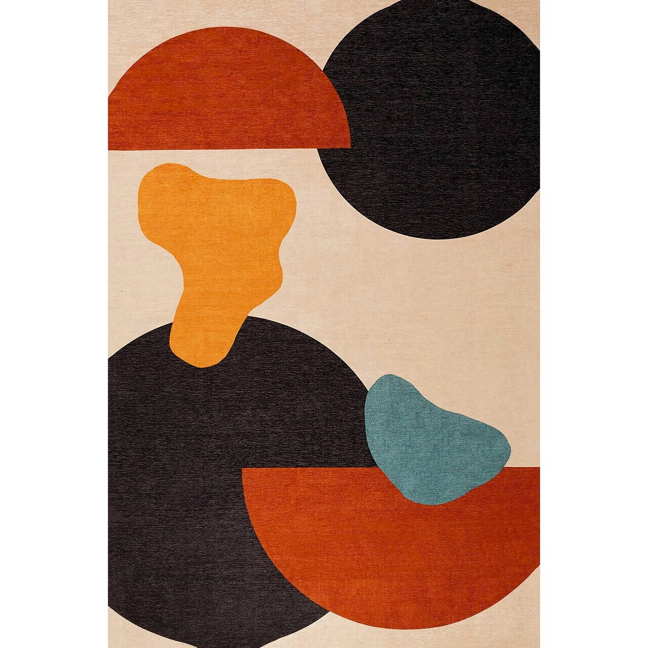 Covor, Woopamuk007, 140x220 cm, Bumbac/Poliester, Multicolor - view 3