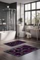 Set covorase de baie, Cartwright, CT-5369, Poliester, Multicolor