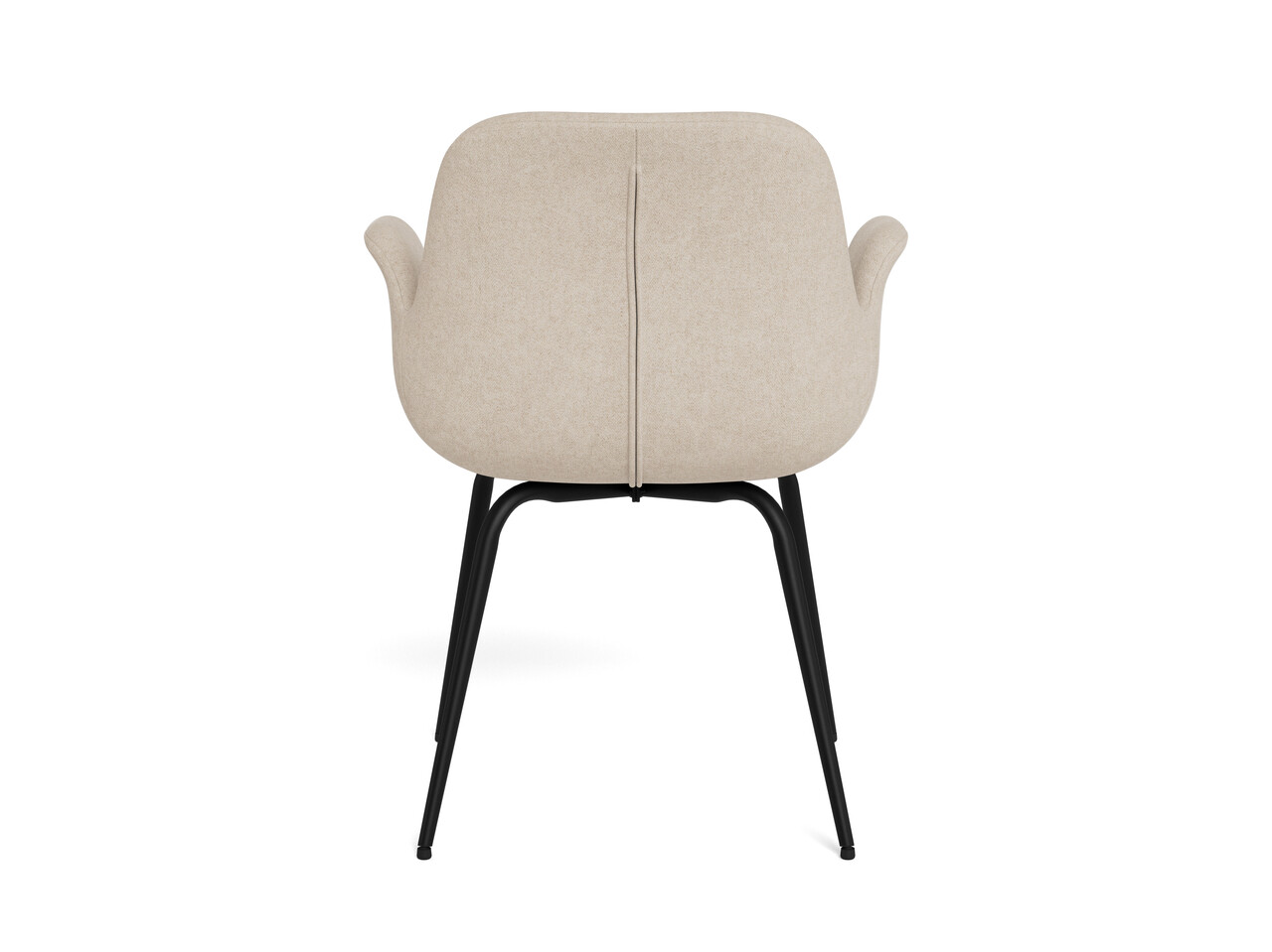Scaun Beth, Actona, 58x56x82.5 cm, poliester/otel, bej nisip - view 5
