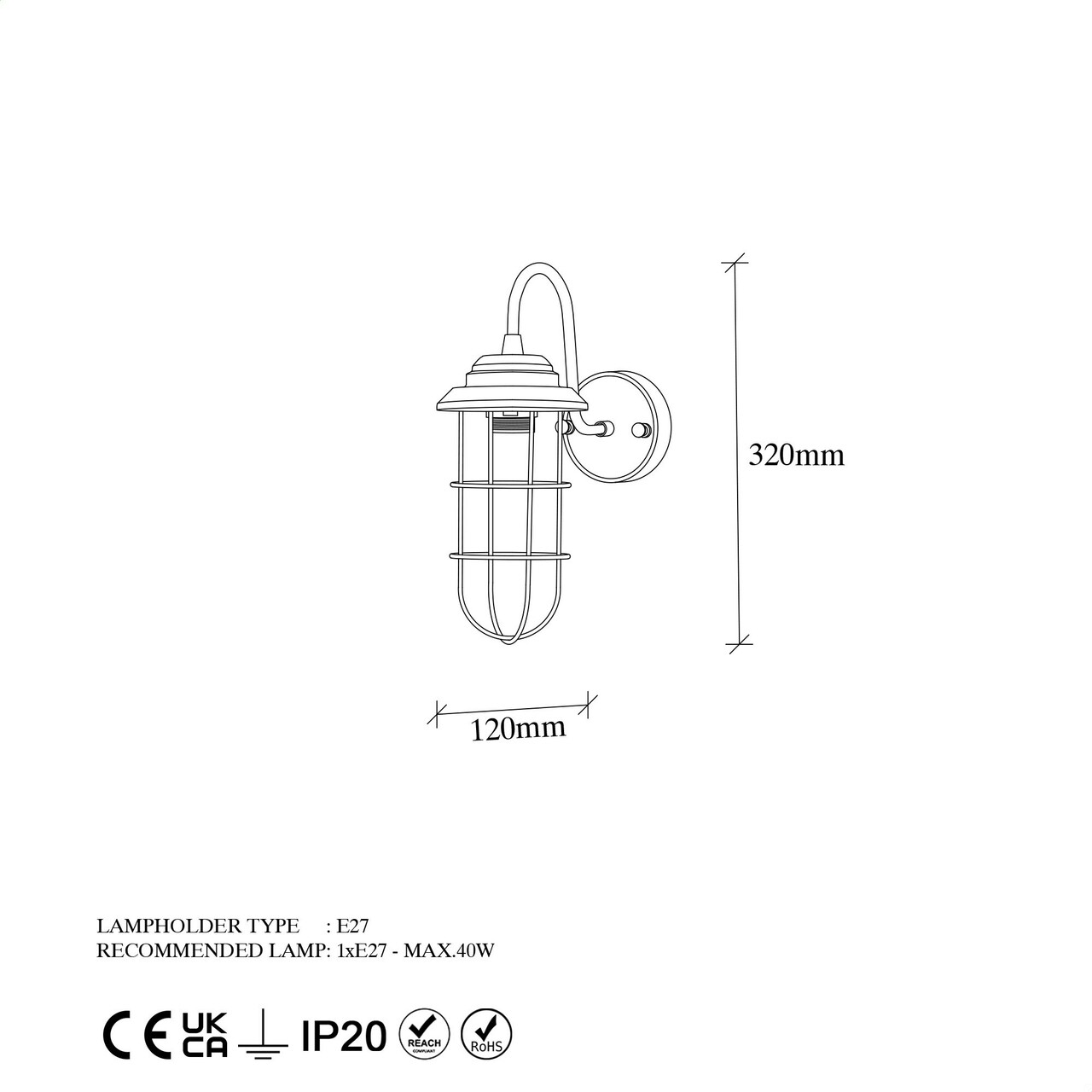 Aplica de perete, Fulgor, 942FLG2204, Metal, Auriu