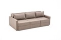 Canapea extensibila cu 3 locuri, Balcab Home, 825BLC4326, Cadru: 100% LEMN DE BRAD, Maro