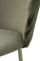 Set 2 scaune de bar Alaska -B, Mauro Ferretti, 55x58x106 cm, fier/poliester, verde