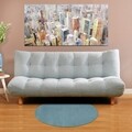 Covor, Indomex, Romantic, 120 cm Ø, 100% poliester, bleu