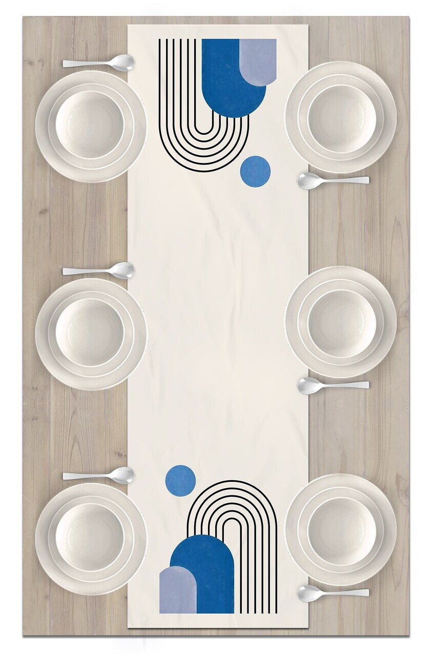 Traversa de masa, Artrunmin-176, 40x135 cm, Poliester, Multicolor — imaginea 2