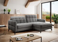Coltar extensibil dreapta 3 locuri ELTAP, Lore-20, Lorelle, 225x160x105 cm, lemn/poliester, gri