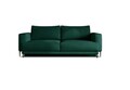 Canapea extensibila 4 locuri ELTAP, SO-DAL-35NU, Dalia, 248x84x95 cm, lemn/poliester, verde inchis