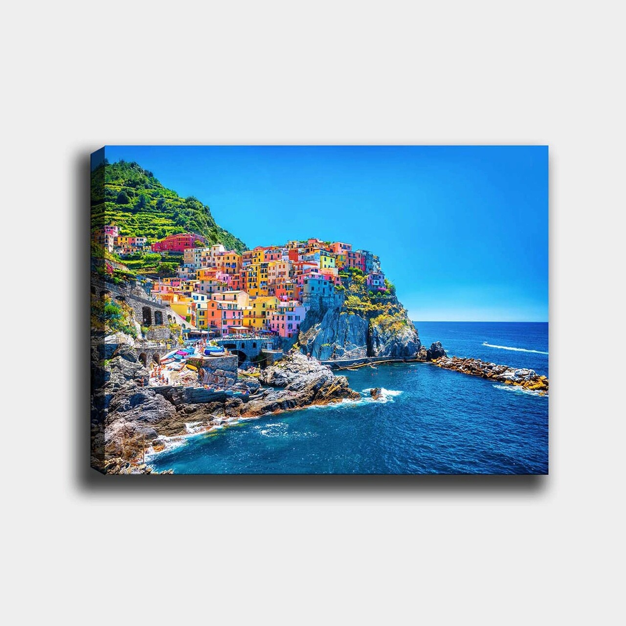 Tablou decorativ, 257301595_70100, Cadru: 100% LEMN (grosime: 3 cm), Multicolor - view 2