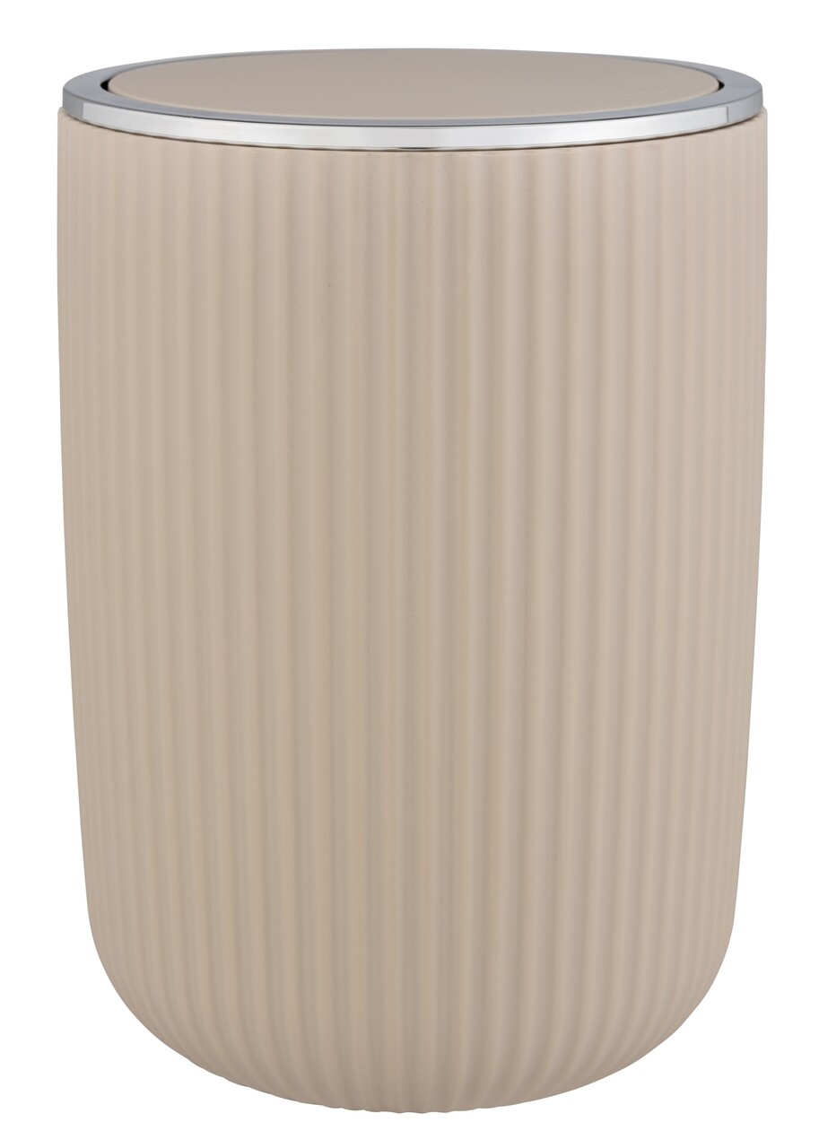 Cos de gunoi, Wenko, Agropoli L, 5.5 L, 19 x 27 x 19 cm, plastic, bej - 1 | YEO