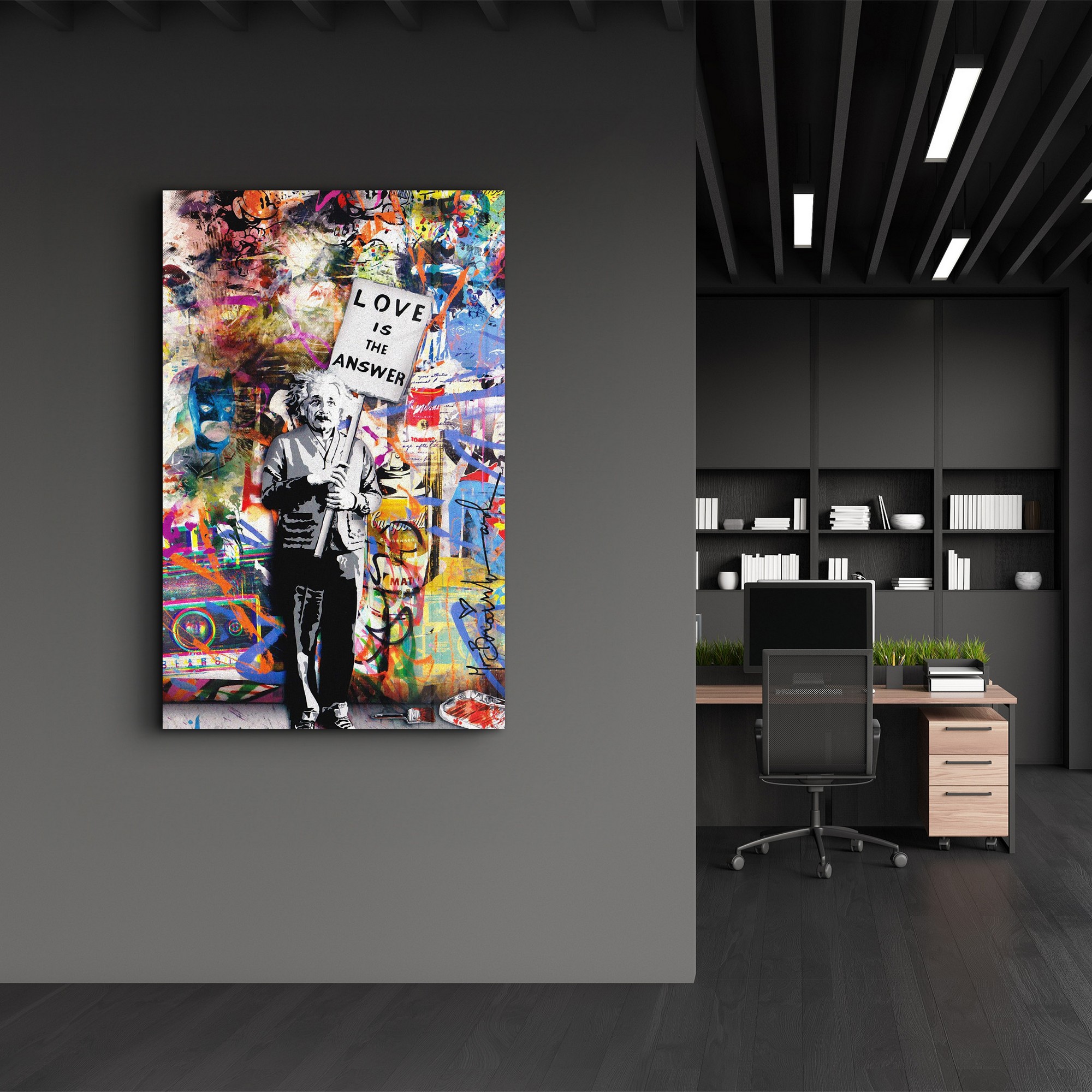 Tablou decorativ, VFT-3028, Dimensiuni: 70 x 110 cm, Multicolor