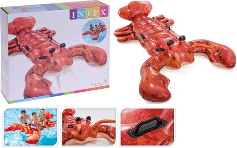 Saltea gonflabila Lobster, 213×137 cm, neopren, multicolor Excellent Houseware