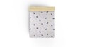 Cearceaf de pat cu elastic, 140x190 cm, 100% bumbac ranforce, Beverly Hills Polo Club, BHPC 029, lila