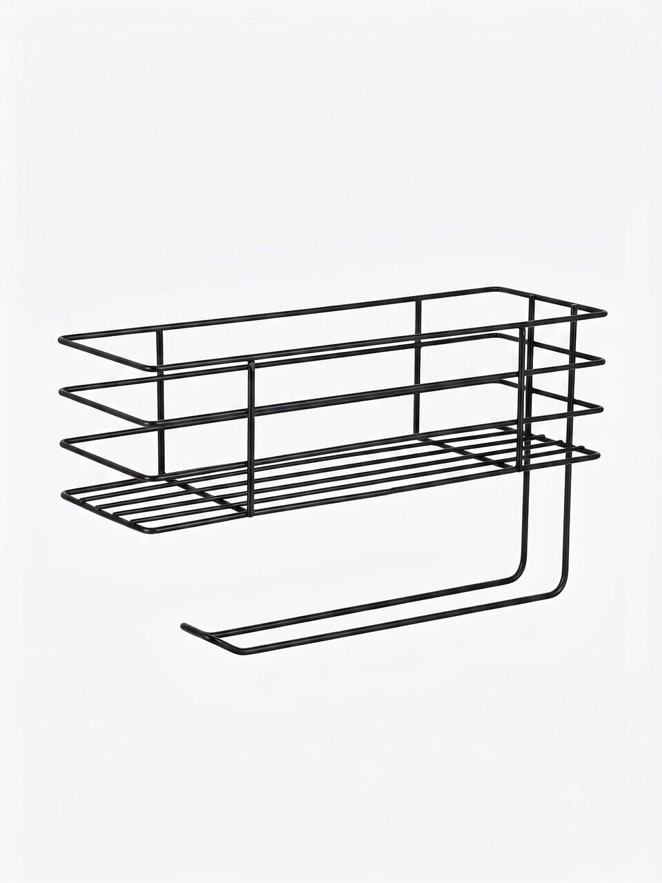Raft de perete, Hanah Home, Niva, 34x18x12 cm, Negru — imaginea 3