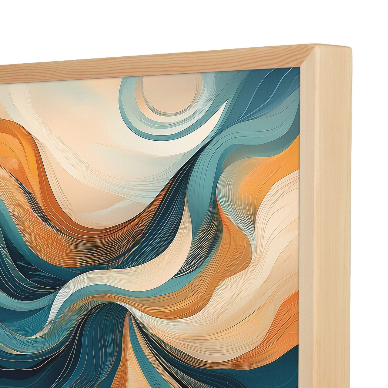 Tablou decorativ, Cc-K-Ah-1011, Canvas, Cadru: 100% LEMN (Grosime: 18 mm), Multicolor - view 3