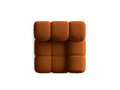 Modul dreapta pentru canapea, 1 loc, Bellis-51, Micadoni Home, 94x94x70 cm, catifea, teracota