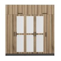 Dulap pentru haine, Minerva, Kale, 225x235x52 cm, PAL, Dore