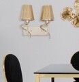 Aplica de perete, Flame, Mauro Ferretti, 2 x E27, 40W, auriu