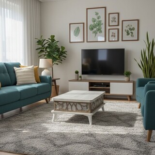 90x38x60 cm, Alb antic