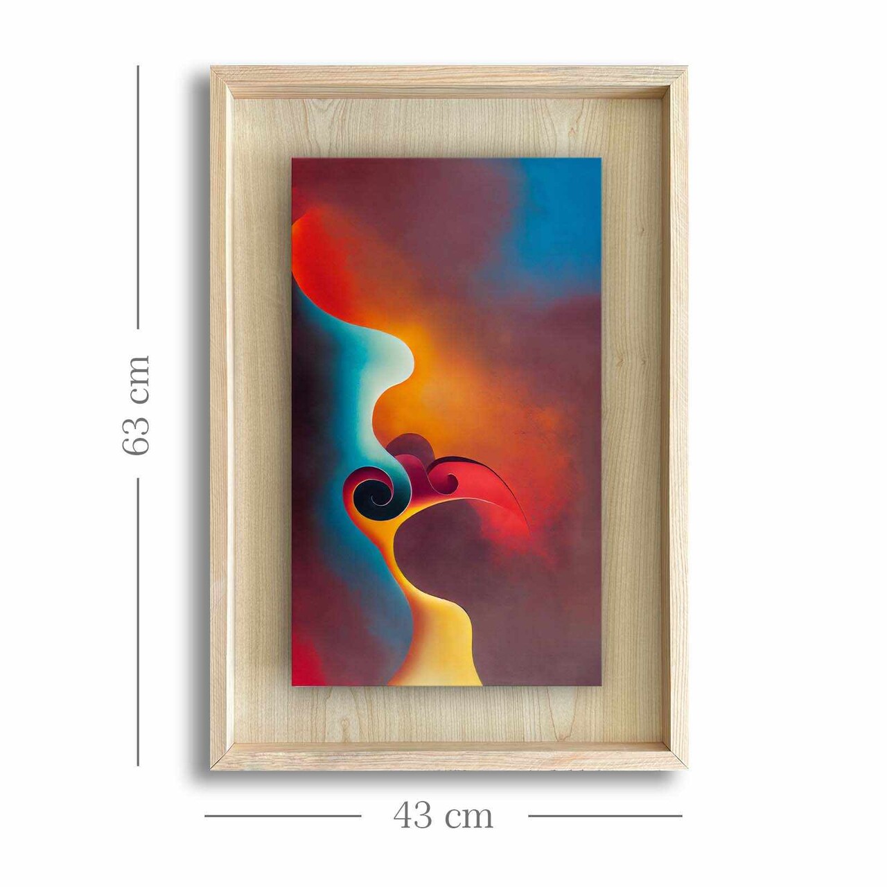 Tablou decorativ, Ahsakca, Fundal: 100% MDF de arțar (grosime: 2,7 mm) Vopsea: 100% MDF (grosime: 5 mm), Multicolor - view 6