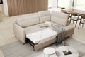 Coltar extensibil dreapta 3 locuri ELTAP, RT-18MAN, Barea, 208x160x100 cm, lemn/poliester, bej deschis