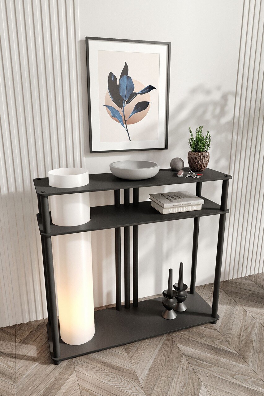 Lampadar, L'essentiel Maison, 666PTR1170, Negru