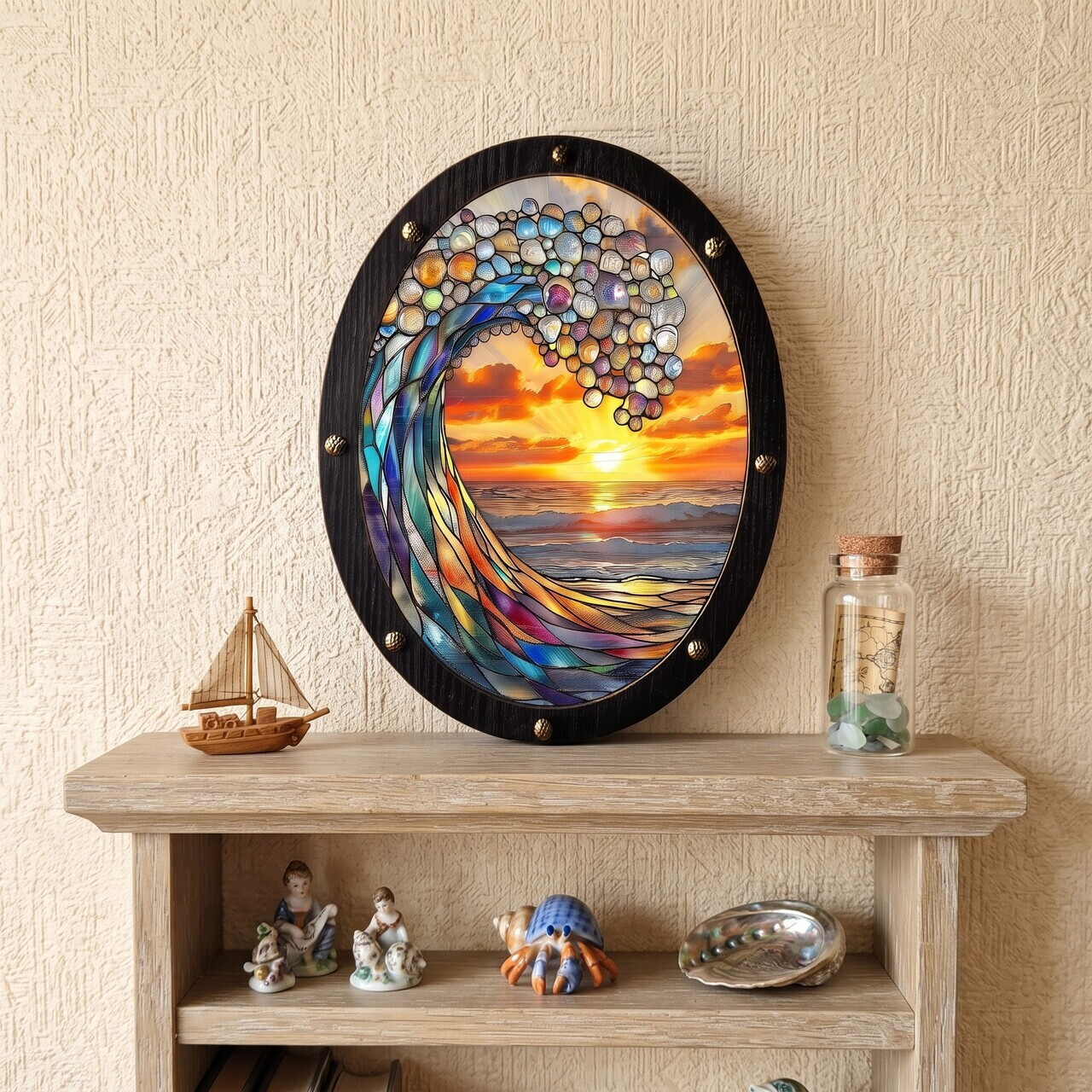 Decoratiune de perete, ALQ133-S, Imprimat UV, Multicolor