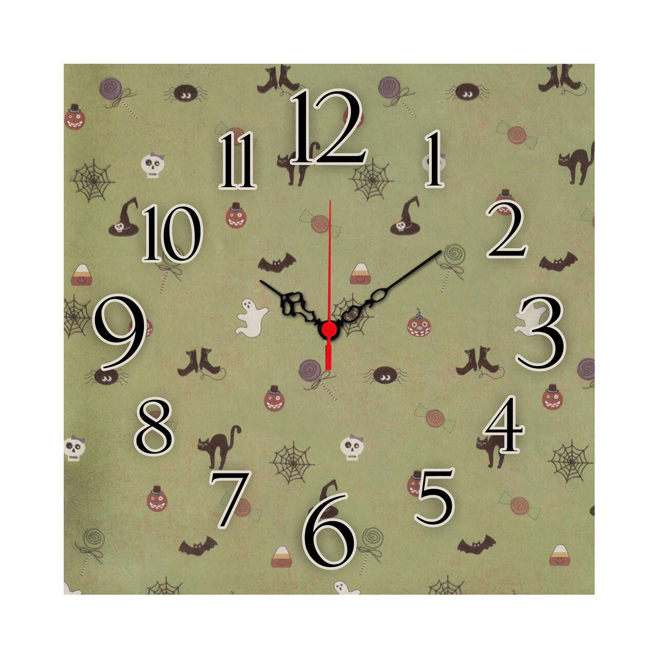 Ceas de perete, Msk-45, MDF, Dimensiune: 40 x 40 cm, Multicolor
