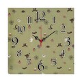 Ceas de perete, Msk-45, MDF, Dimensiune: 40 x 40 cm, Multicolor