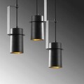 Lustra, Tatum, 584TTM1407, Metal, Negru