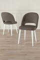 Set scaune (8 piese), Hanah Home, Pane, Cappuccino / Alb