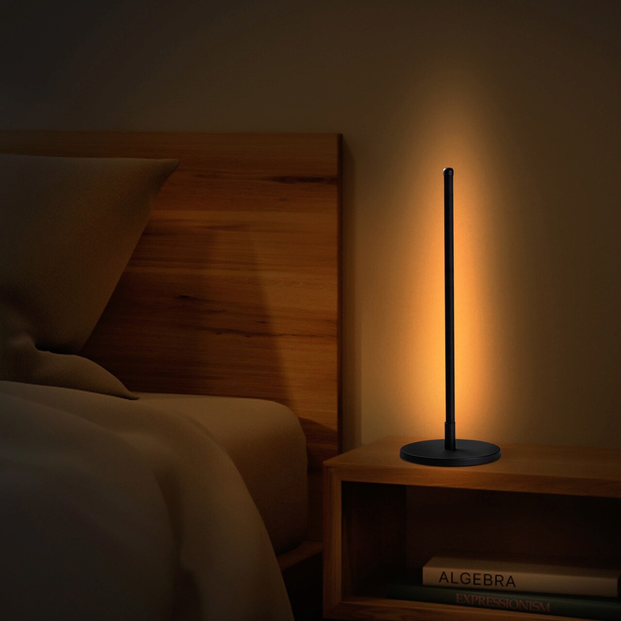 Lampa de masa, Fresno, 119FRS1409, Metal, Negru - 1 | YEO