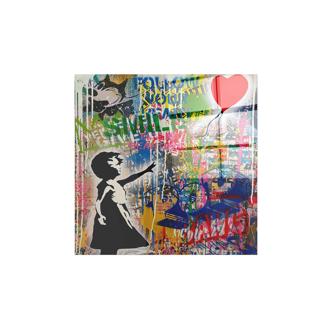 Tablou decorativ, CAM4124_7070, Dimensiune: 70 x 70 cm, Multicolor - view 8