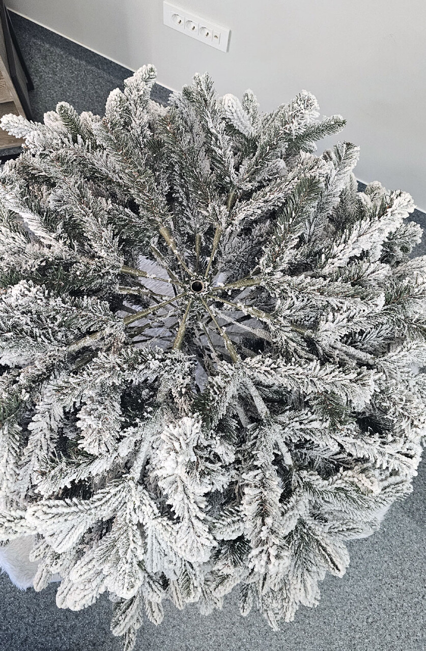 Brad artificial Christmas Deluxe by Sersimo, Global nins, mix 2D+3D, 210cm — imaginea 15