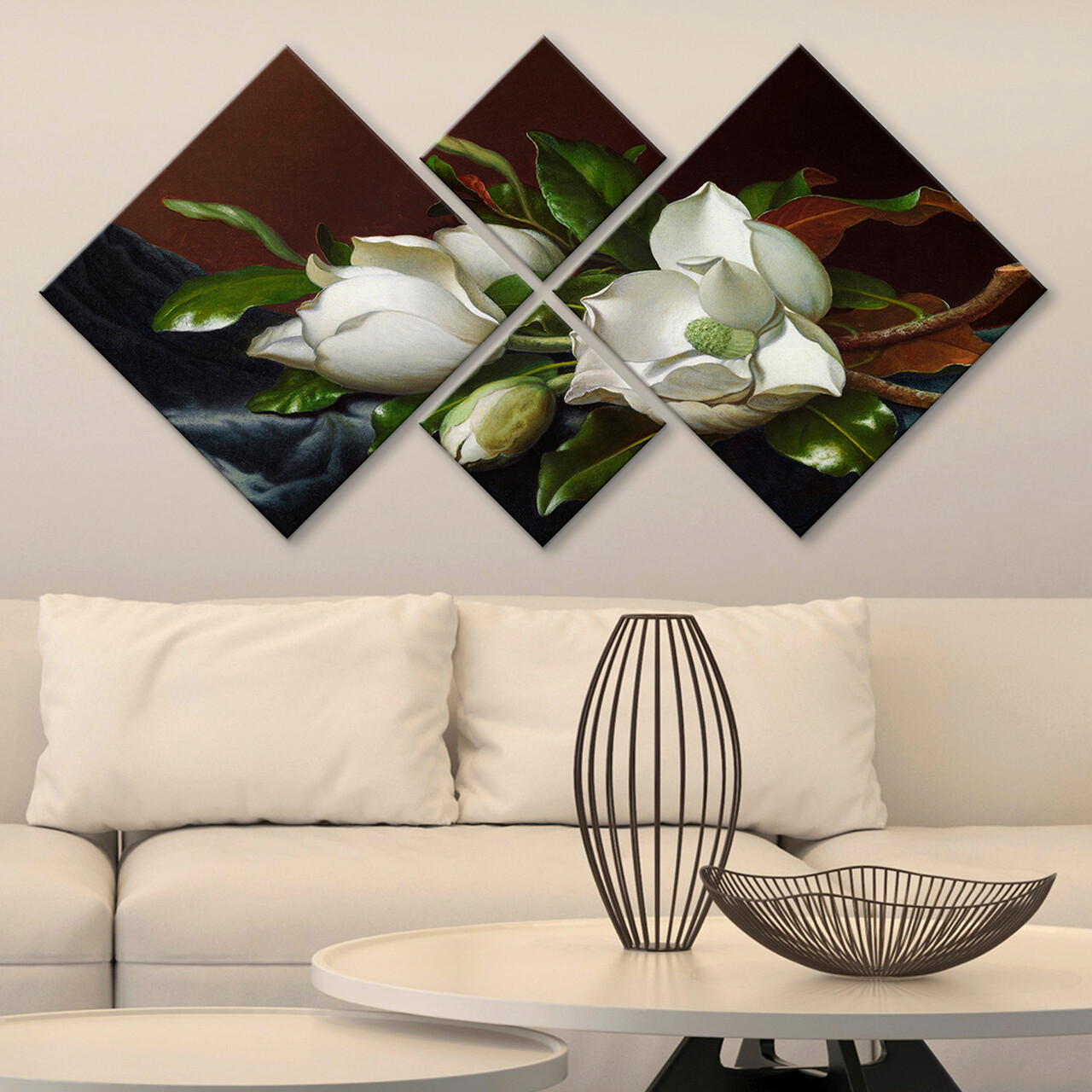 Set 4 tablouri decorative, 4MDF2774191, MDF, Imprimat UV, Multicolor