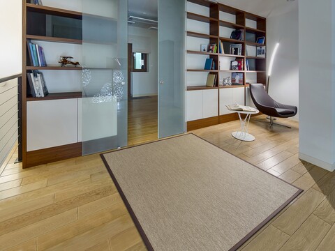 Covor pentru interior - exterior, Prime Beige, 140 x 200 cm, 100% PVC, bej
