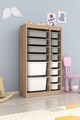 Dulap multifunctional, Estella, Montana Xs 2D4N8U, Gri Sonomo / Alb