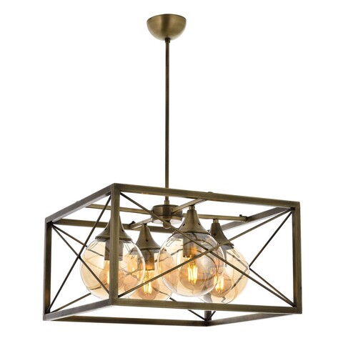 Lustra, AV-1732-4E, Avonni, 45 x 45 x 80 cm, 4 x E27, 60W, aramiu antic 60W