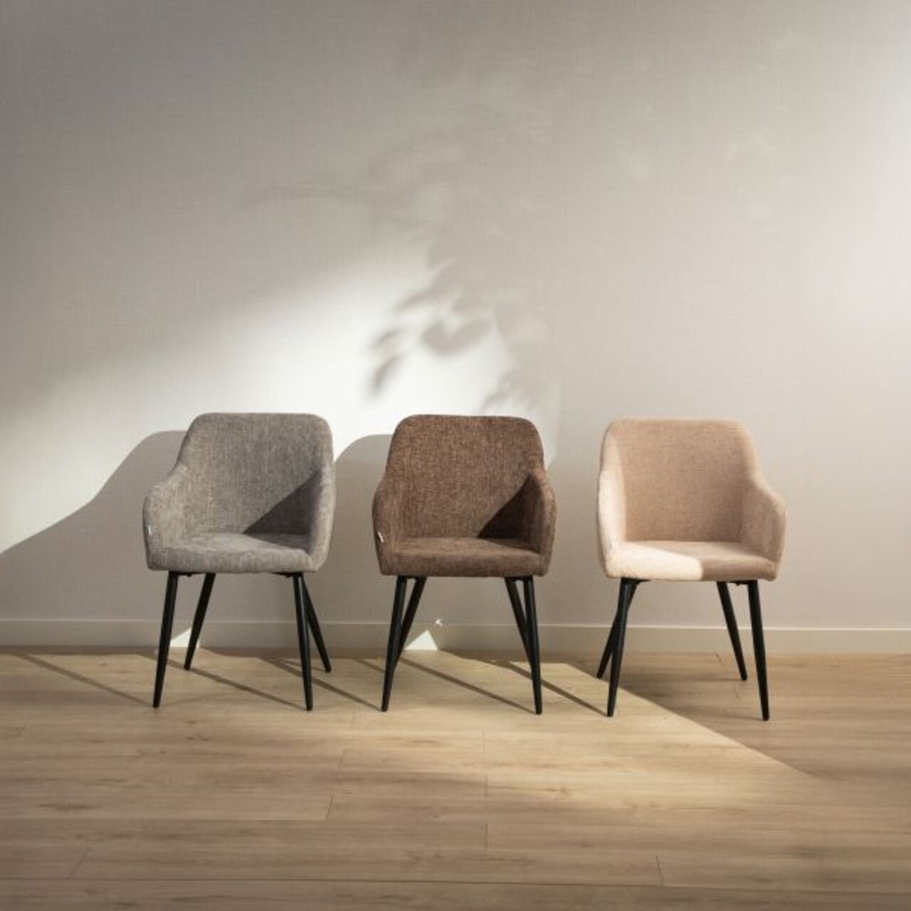 Scaun Sella, Homla, 59.5x57x83 cm, metal/poliester, gri - view 10