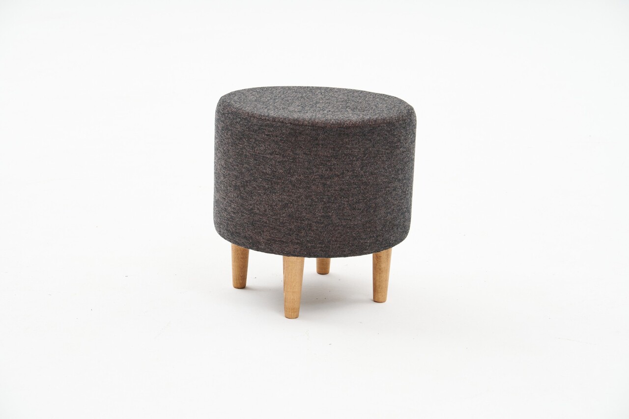 Taburet, Atelier del Sofa, 825BLC2393, Lemn, Antracit / Cupru - view 2