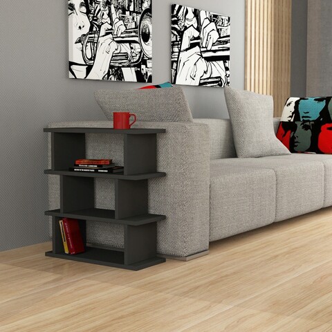 Masuta, decortie, totem, 54x60x22 cm, antracit