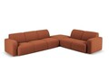 Coltar dreapta 6 locuri, Molino-101, Micadoni Home, 315x250x72 cm, tesatura boucle, maro