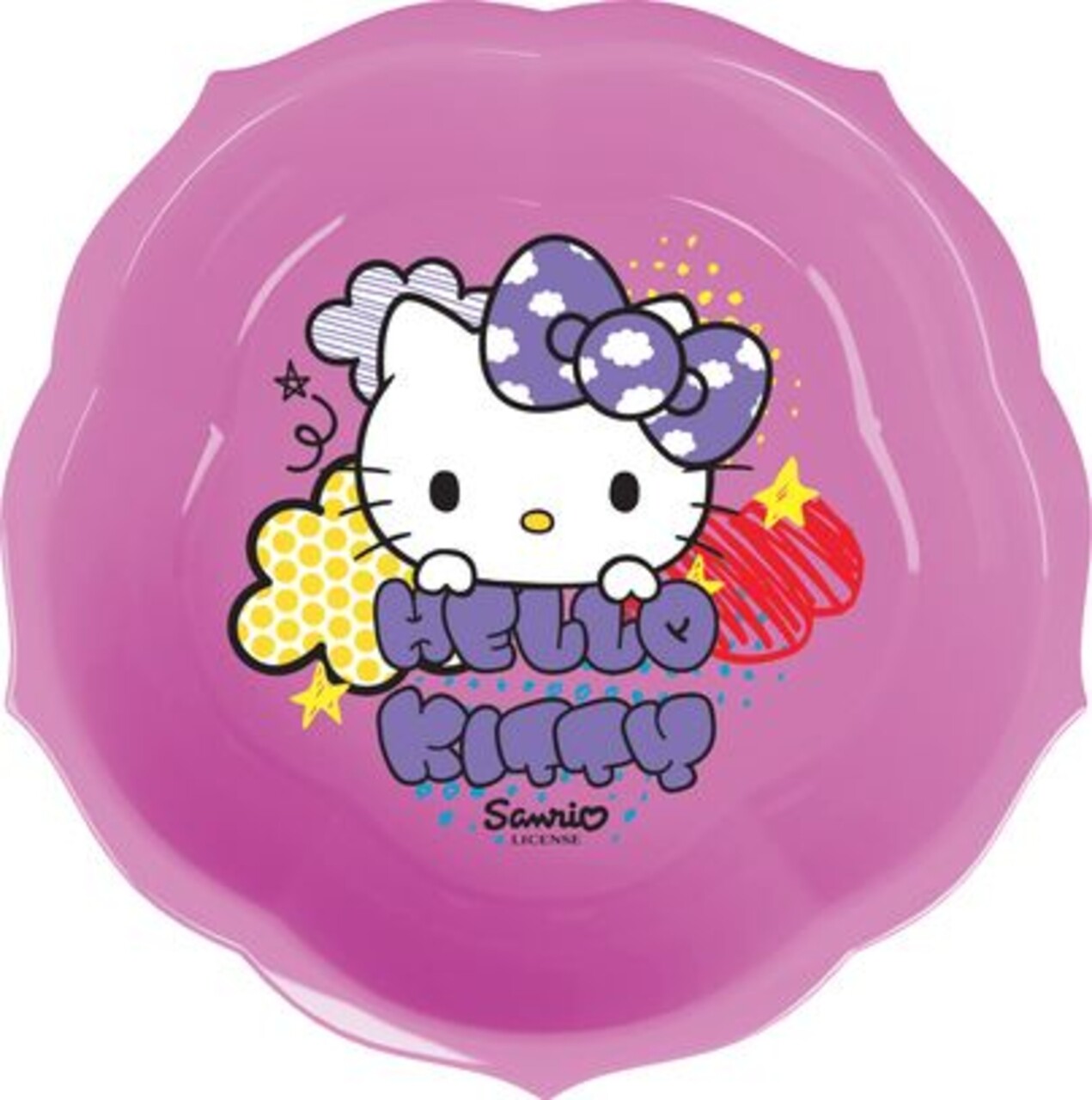 Bol Hello Kitty, Disney, 22x22x2 Cm, Plastic, Mov