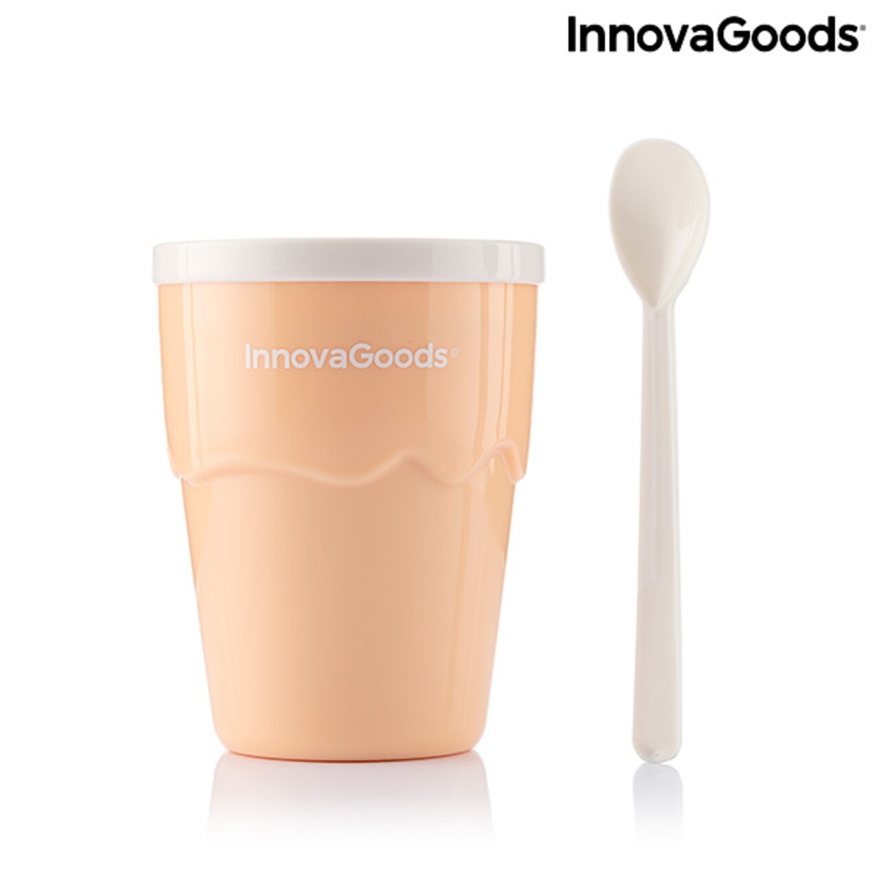 Cupa de inghetata si slush cu retete Frulsh, InnovaGoods, 150 ml, Ø9.4 x 12 cm