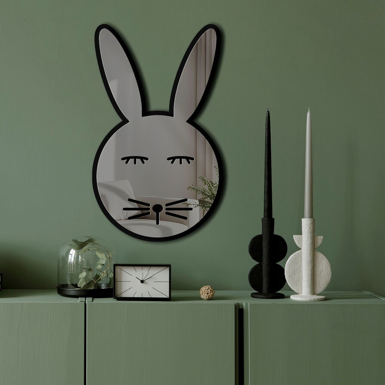 Oglinda decorativa Ozgl520 PLEXIGLAS Partea de jos: 100% EVA (Grosime: 10 mm Afumat