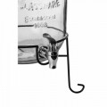 Dispenser pentru bauturi Tropical + suport , Heinner Home, sticla si metal, 9.5 x 31 cm, 8L, transparent