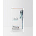 Suport pentru haine, Brabantia, Linn Large, 99.5x57x190 cm, otel, alb