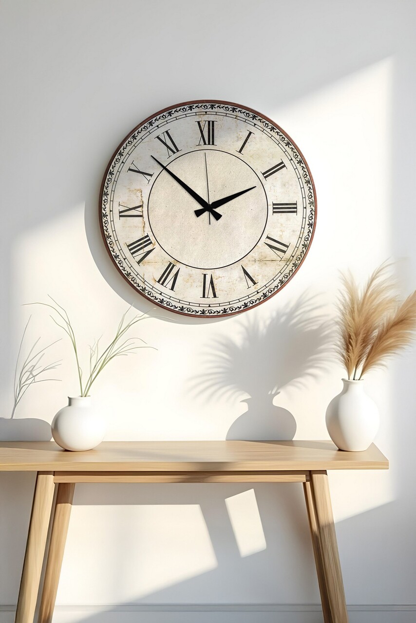 Ceas de perete Huhuas00039 Dimensiune: 50 x 50 cm (1 bucată) Multicolor