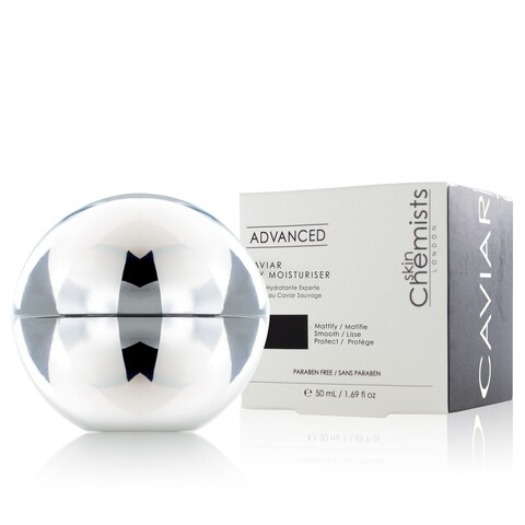 Crema hidratanta de zi, SkinChemists, Advanced Caviay Day Moisturiser, 50 ml