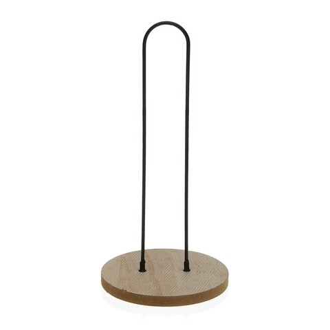 Suport rola servetele Hayes, Versa, 15 x 30 cm, MDF, negru
