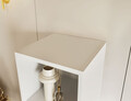 Raft de perete ELTAP, Craft, 40x40x180 cm, PAL/PVC, alb